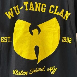 Wu-Tang Clan Black and Yellow Graphic Tee